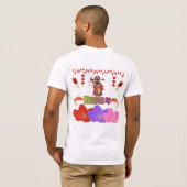 煌びやかな赤い福 Tシャツ (裏面フル)
