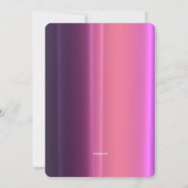 煌びやかな「愛がすべて」招待状 招待状 (裏面)