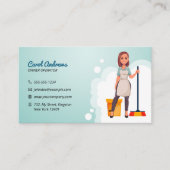 煌めくハウス・クリーニング・ハウスキーピング・メイド・サービス 名刺 (正面)