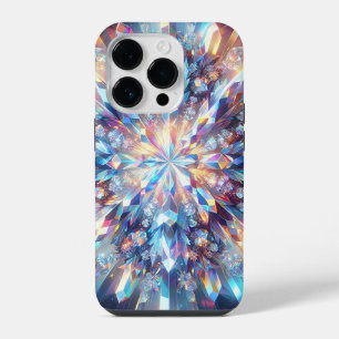 煌めくホログラフィッククリスタルデザイン iPhone 14 PROケース
