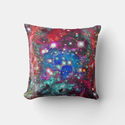 煌めく星空の枕 クッション (正面)