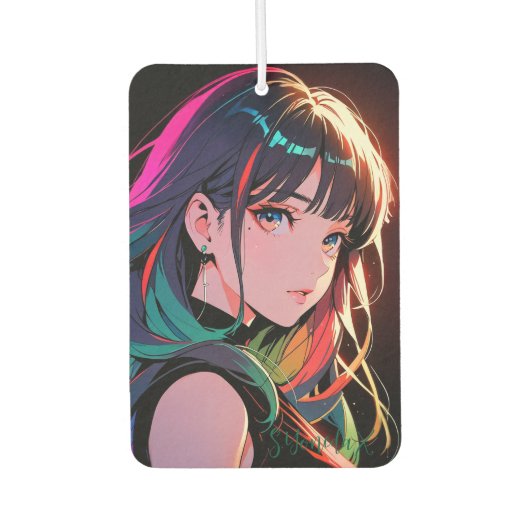 煌霞の少女【Radiant Haze Girl】  カーエアーフレッシュナー (正面)