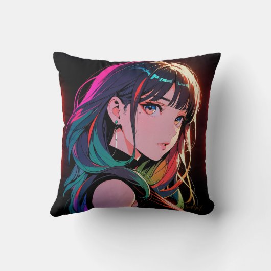 煌霞の少女【Radiant Haze Girl】 クッション (裏面)