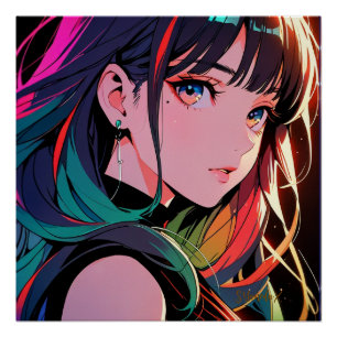 煌霞の少女【Radiant Haze Girl】 ポスター