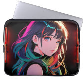 煌霞の少女【Radiant Haze Girl】  ラップトップスリーブ (正面)