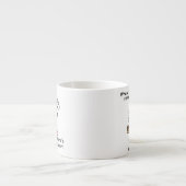 煙および夕食のTシャツおよびギフト エスプレッソカップ (正面)