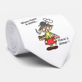 煙および夕食のTシャツおよびギフト ネクタイ (ロール)