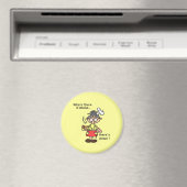 煙および夕食のTシャツおよびギフト マグネット (インサイチュ (食洗機))