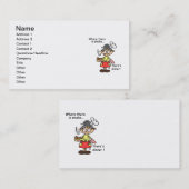 煙および夕食のTシャツおよびギフト 名刺 (正面/裏面)