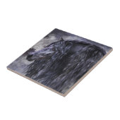 煙および黒檀の芸術のタイル タイル (側面)