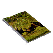 煙たい山々で野生の七面鳥と戦う ノートブック (右側)