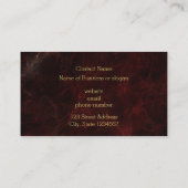 煙と火の抽象デザイン 名刺 (裏面)