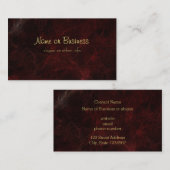 煙と火の抽象デザイン 名刺 (正面/裏面)