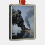 煙と火の暗雲が現れる3 メタルオーナメント (右)