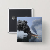 煙と火の暗雲が現れる3 缶バッジ (正面&裏面)