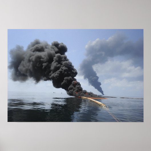 煙と火の雲が出る ポスター (正面)