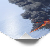 煙と火の黒い雲が現れる2 フォトプリント            (角)