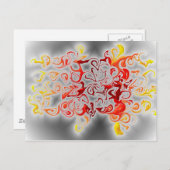 煙と炎 ポストカード (正面/裏面)