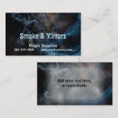 煙と絵を描くこと 名刺 (正面/裏面)