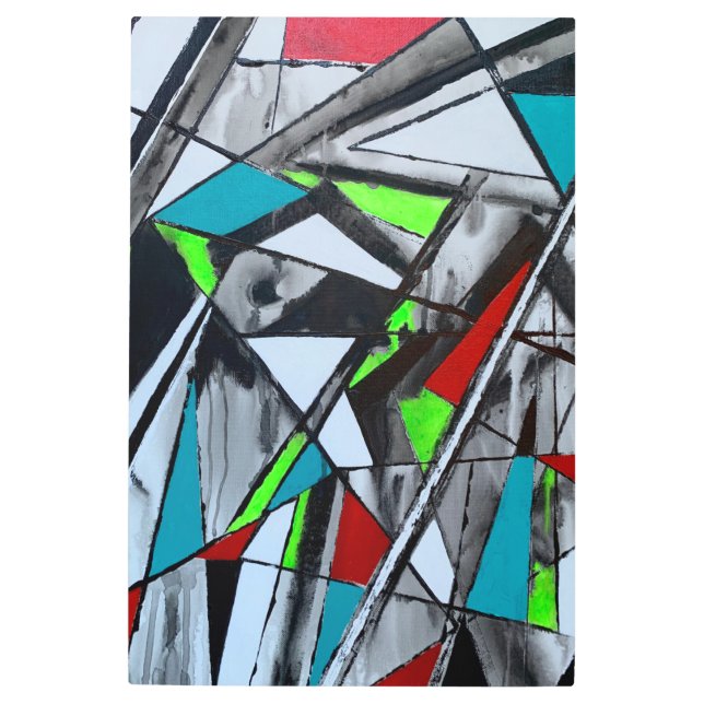 煙と鏡24 x 36メタルウォールアート メタルプリント (正面)