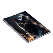 煙にまみれた黒い猫 ノートブック (右側)
