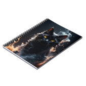 煙にまみれた黒い猫 ノートブック (左側)