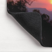 煙によって引き起こされる日没 マウスパッド (コーナー)