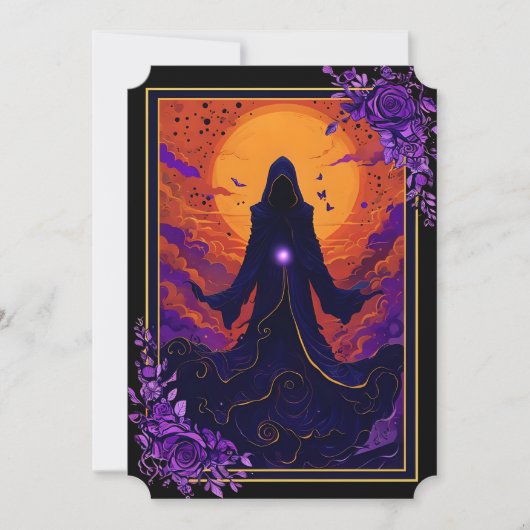 煙に反響する 招待状 (正面)