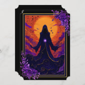 煙に反響する 招待状 (正面/裏面)