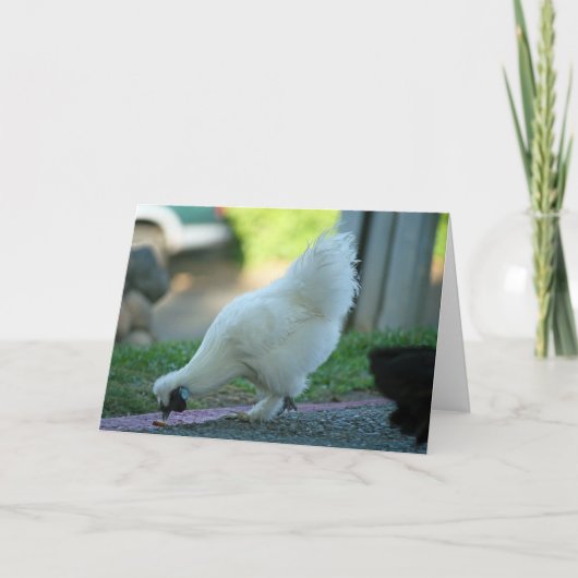 煙に飢えている サンキューカード (正面)