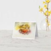 煙のスケッチ、Rockne Krebsの1973メッセージカード カード (黄色い花)