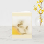 煙のスケッチ、Rockne Krebs 1973年(メッセージカード) カード (黄色い花)