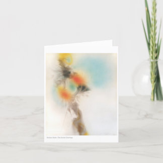 煙のスケッチ、Rockne Krebs 1973年(メッセージカード) カード