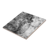 煙のストリーク白黒大理石の仕上げ タイル (側面)