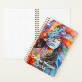 煙のバースト カスタム名 ノートブック (内側)