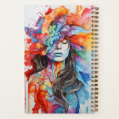 煙のバースト カスタム名 ノートブック (裏面)