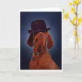 煙のピートの挨拶状 カード (黄色い花)