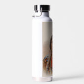 煙の信号：ラコタインディアンチーフシッティングブル ウォーターボトル (右面)