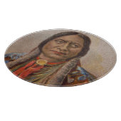 煙の信号：ラコタインディアンチーフシッティングブル カッティングボード (角)