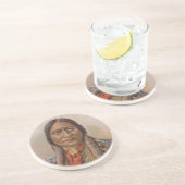 煙の信号：ラコタインディアンチーフシッティングブル コースター (側面)