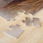 煙の信号：ラコタインディアンチーフシッティングブル ジグソーパズル (側面)