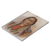 煙の信号：ラコタインディアンチーフシッティングブル ノートブック (左側)