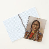 煙の信号：ラコタインディアンチーフシッティングブル ノートブック (内部)