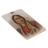 煙の信号：ラコタインディアンチーフシッティングブル マグネット (右側)