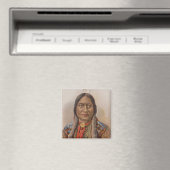 煙の信号：ラコタインディアンチーフシッティングブル マグネット (インサイチュ (食洗機))