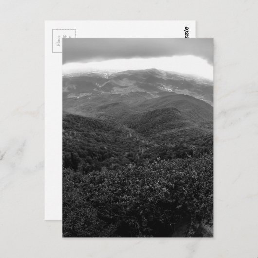 煙の出る山々 ポストカード (正面/裏面)