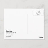 煙の壊れ目の郵便はがき ポストカード (裏面)