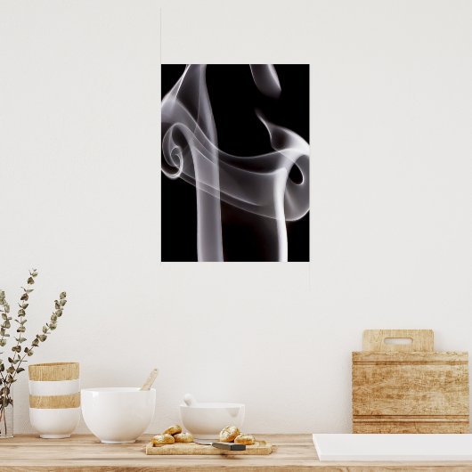 煙の渦巻き ポスター (キッチン)