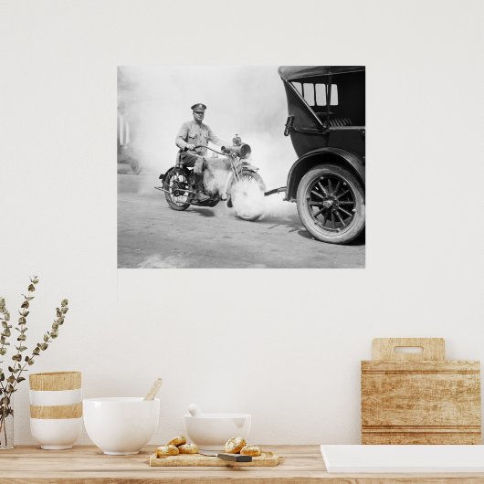 煙の画面： 1923 ポスター (キッチン)