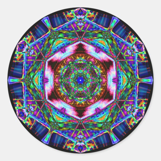 煙の芸術 ラウンドシール (正面)